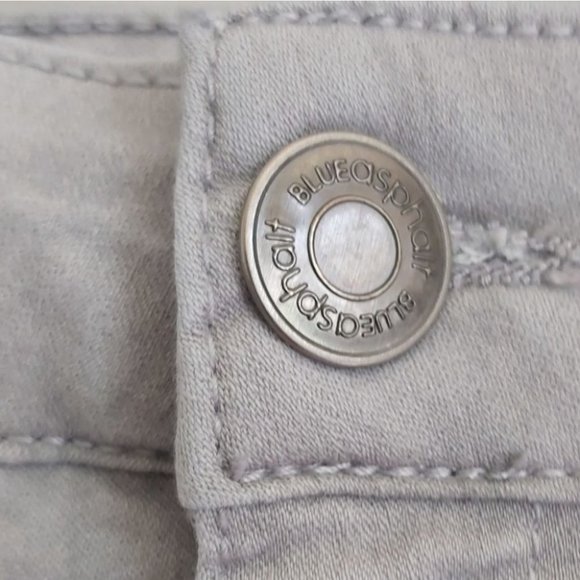 BLUE ASHPHALT | Women's Perfect Denim Legging Jeans Junior Grey Size Large - Picture 8 of 12